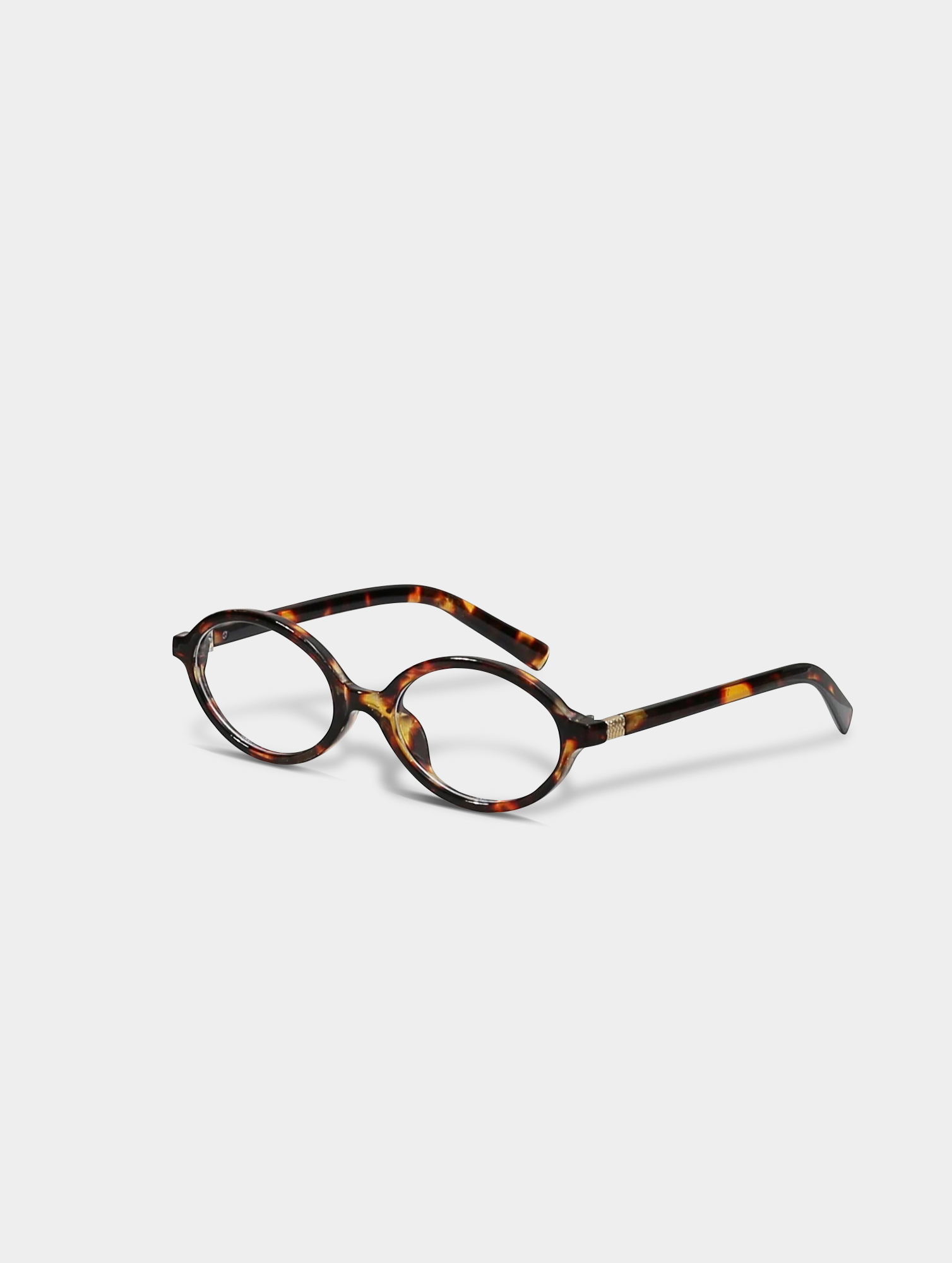 Women's Leopard Print Oval Glasses (1)