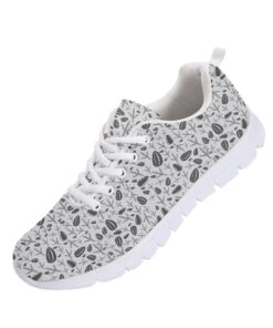 Paw Prints Of Pigeon And Sunflower Seeds In Different Sizes Running Shoes Sport Sneakers