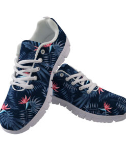 Paradise Plants With Tropical Bird And Leaves Pattern Running Shoes Sport Sneakers